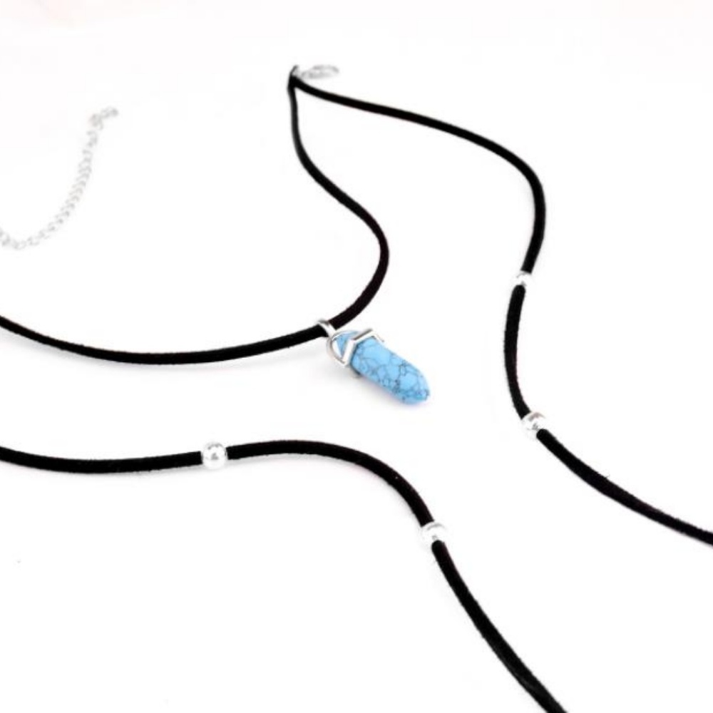 NEW turquoise lariat necklace - Picture 3 of 5